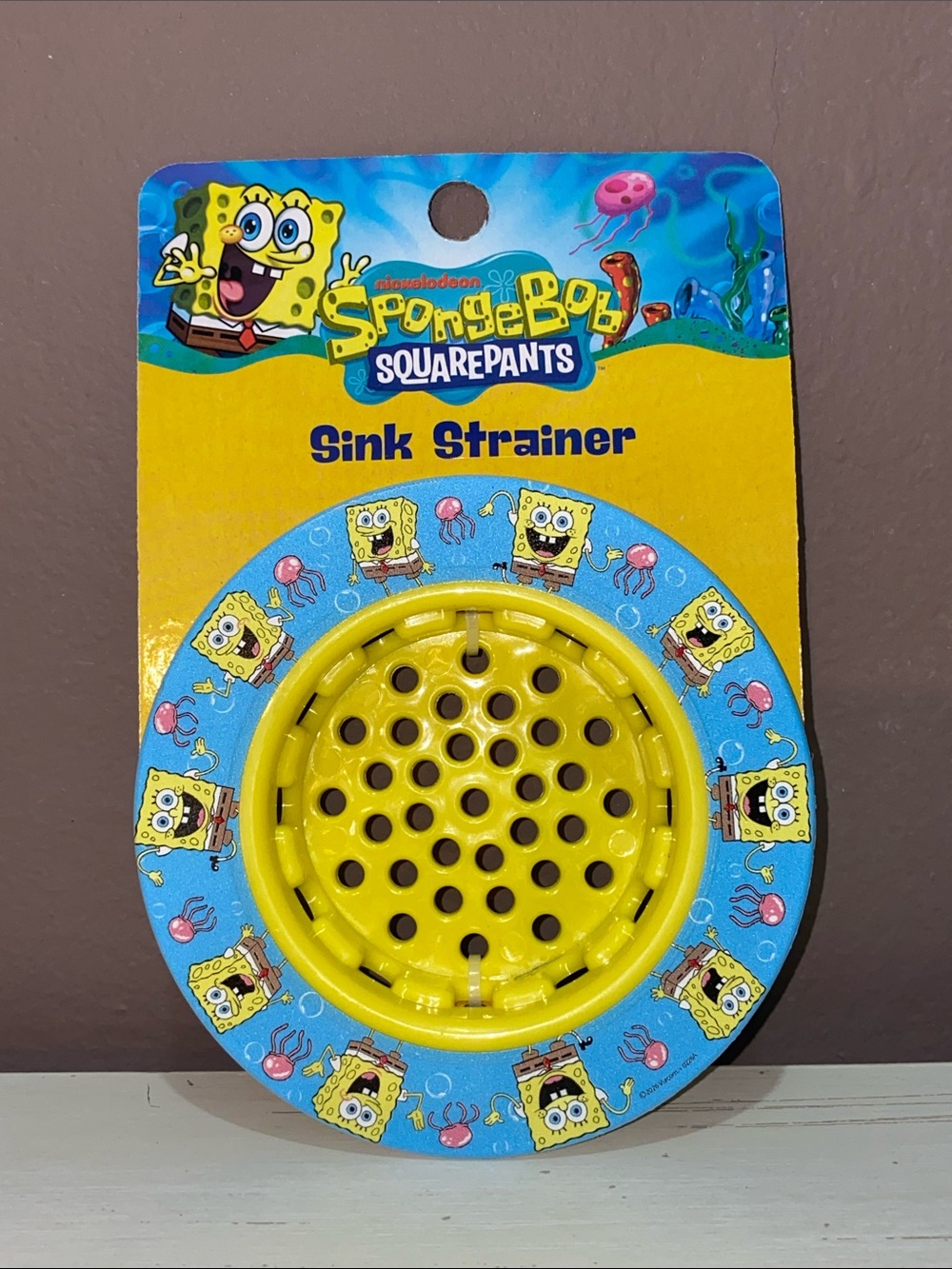 SpongeBob SquarePants - Yellow & Blue Sink Strainer